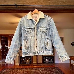 70’s San Francisco Levi’s Sherpa Denim Jacket 40R